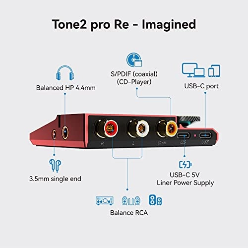 Tone2 Pro - USB DAC Headphone Amplifier