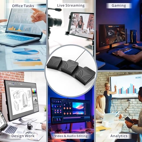 USB Triple Foot Pedal Switch