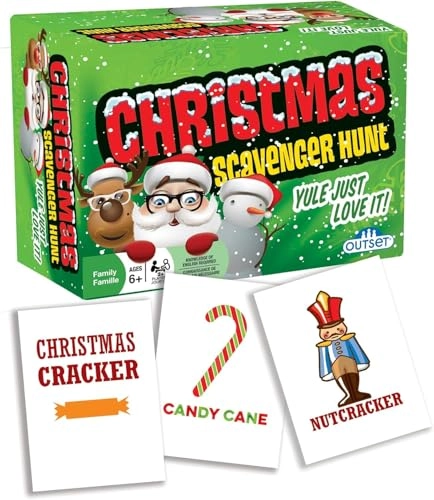 Christmas Scavenger Hunt - 220 Cards Indoor and Outdoor Decks