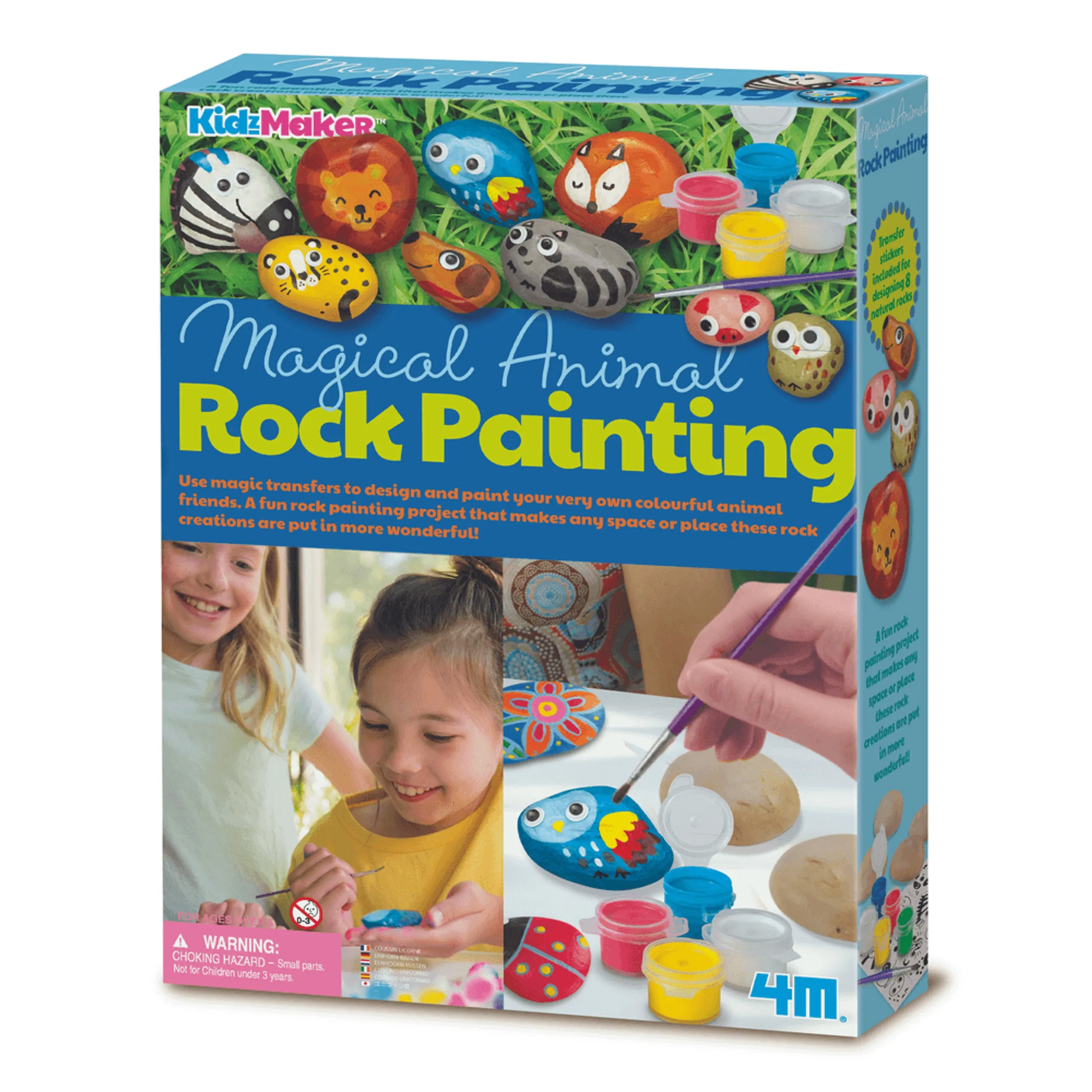 4M Rock Painting Kit - 5+ years 8 pcs