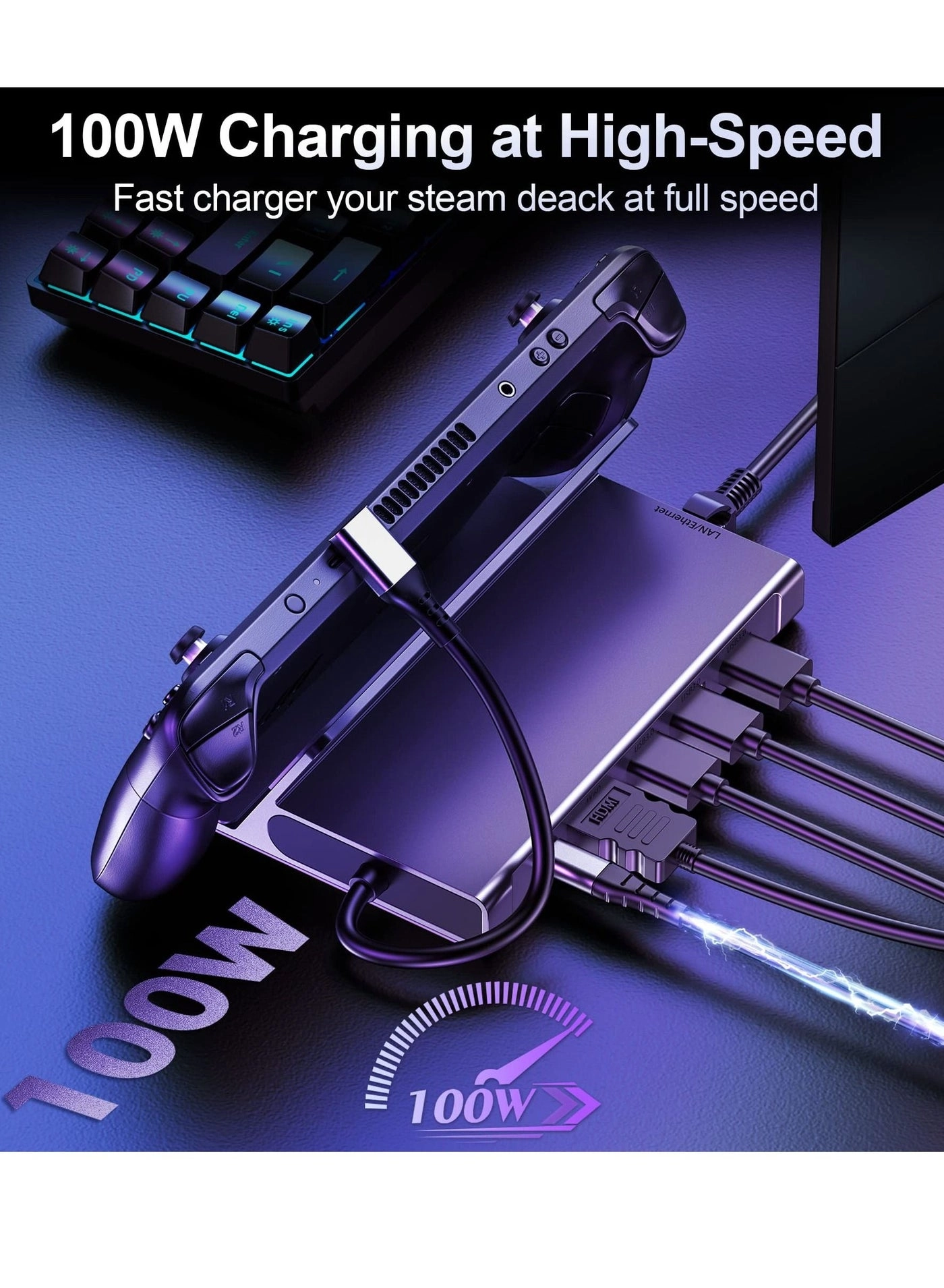 6-in-1 Docking Station - Steam Deck/ROG Ally