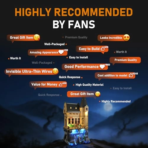 Set of Lights for Lego Infirmary Wing (76463) - LED Compatible