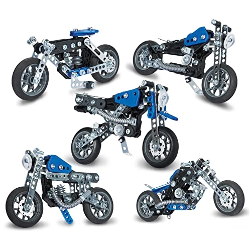 5-in-1 Model Motorcycles Set - 174 pcs for ages 8+
