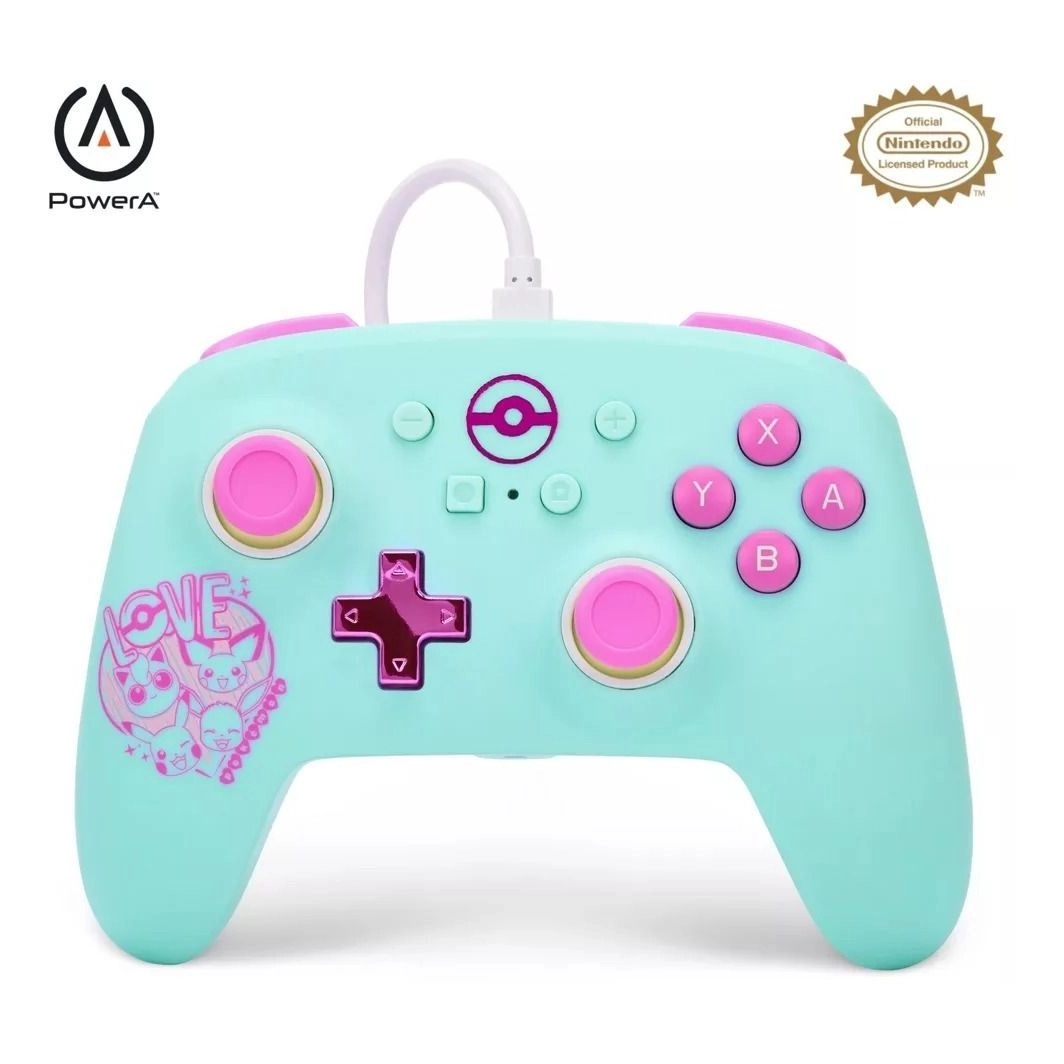 PowerA Nintendo Switch Enhanced Wired Controller Pokemon: Sweet Friends