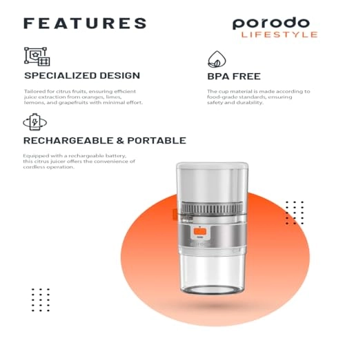 Portable Citrus Juicer - 45W 500ml