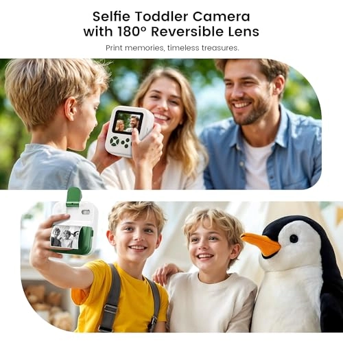 Kids Camera Instant Print - 1080P 16X Zoom
