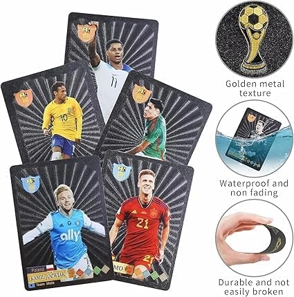 Football Trading Card Set - 55pcs