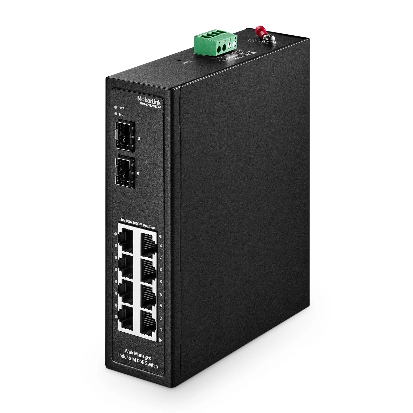 MokerLink 10*1G PoE Managed - 8-ports
