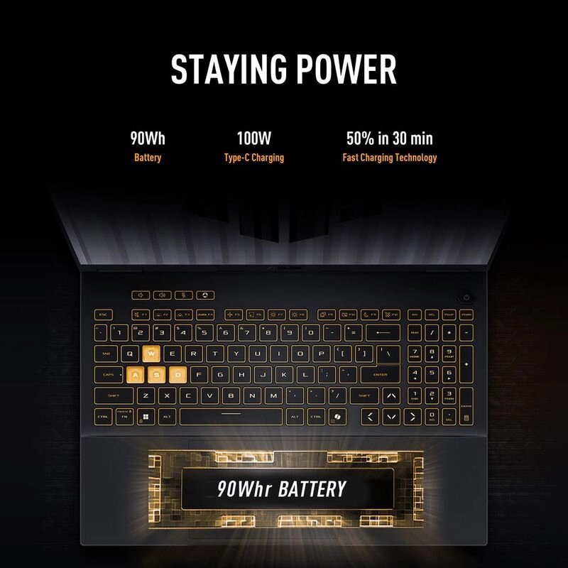 TUF Gaming F16 FX608JH-RV002W - 16'' Core i5-13450HX 16GB DDR5 512GB SSD