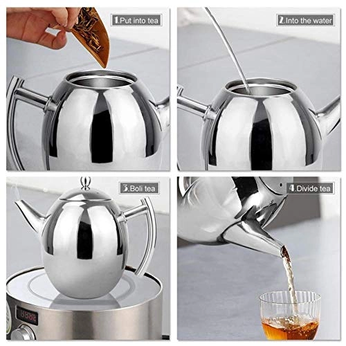Teapot - Stainless Steel 1.5 l