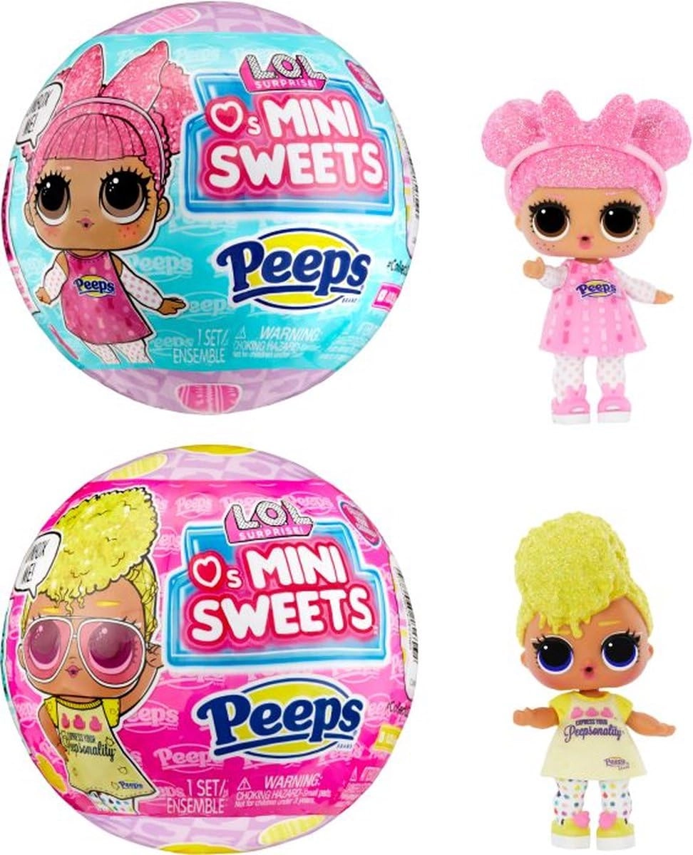 MGA Entertainment Loves Mini Sweets Peeps - 7 surprises Pink