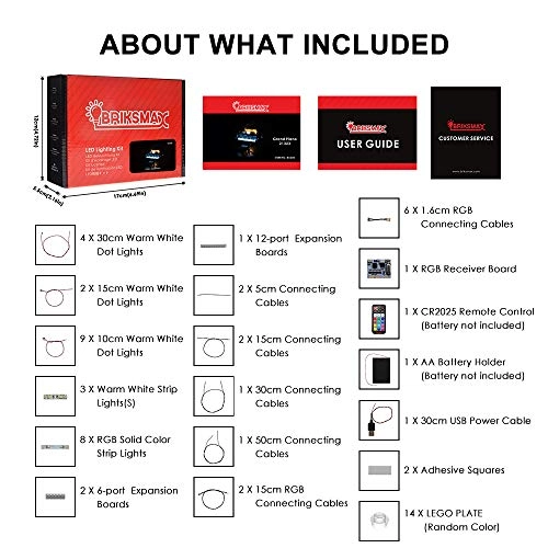 LED Lighting Kit - for LEGO Grand Piano 21323