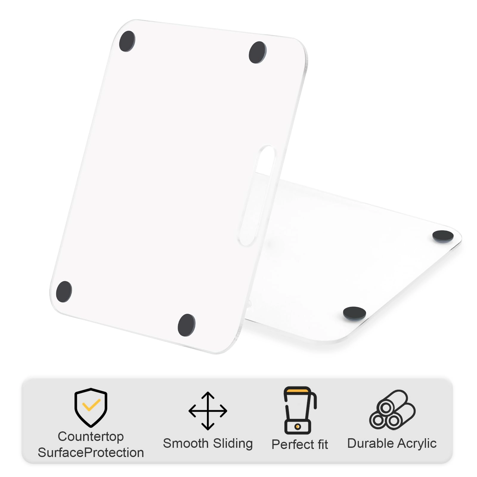 Acrylic Tray - Transparent Sliding
