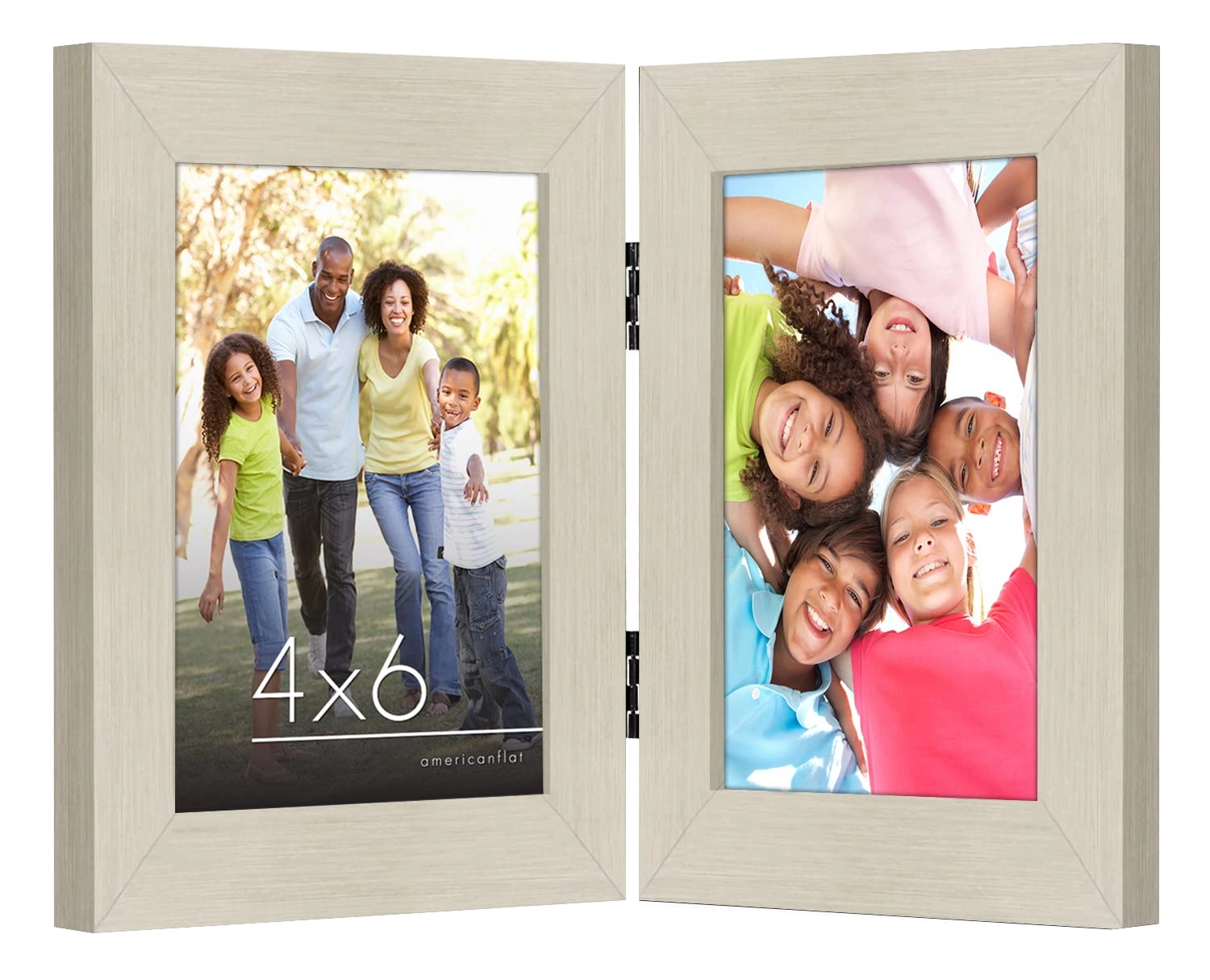 Hinged Double Picture Frame - 4X6 2