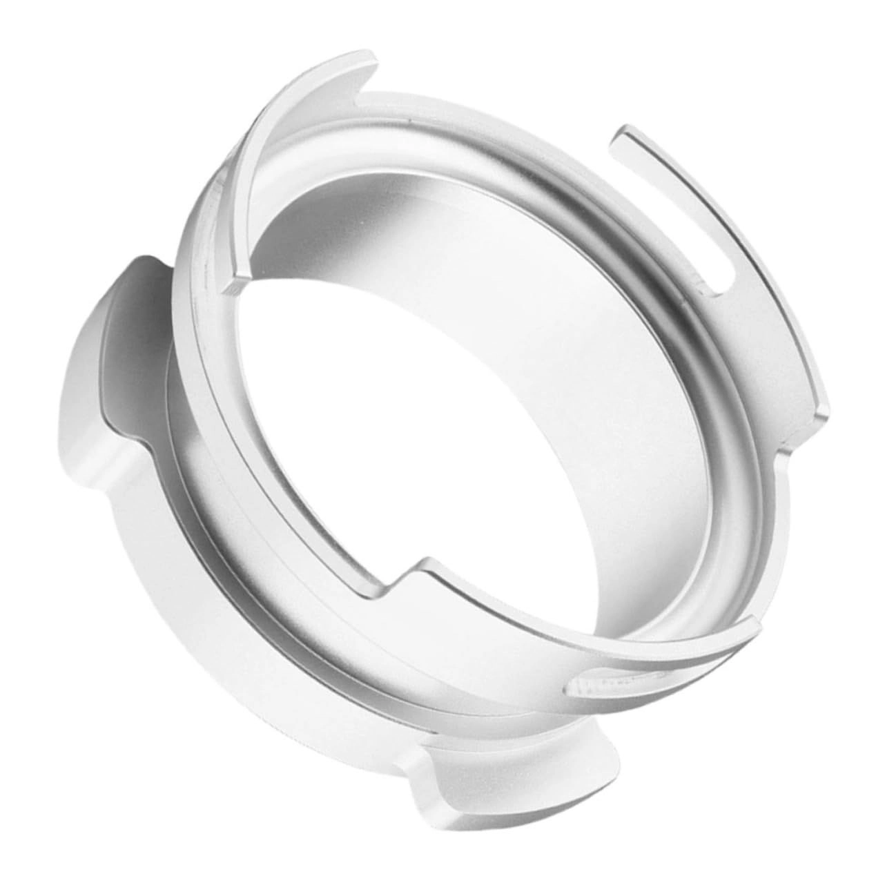 coffee dosing ring - 58mm Silver