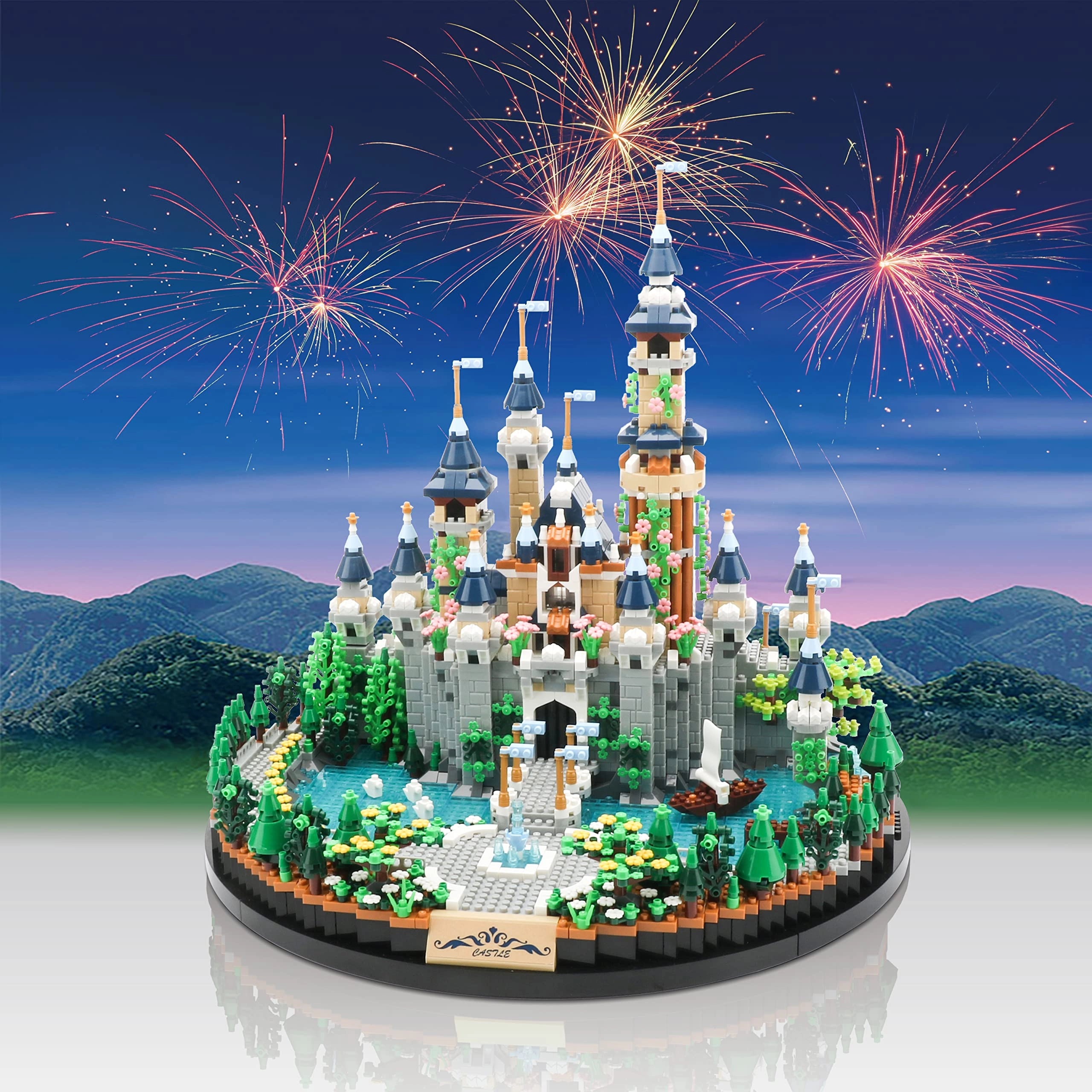 JXRLMB Magic Princess Blue Castle - 3600 pcs