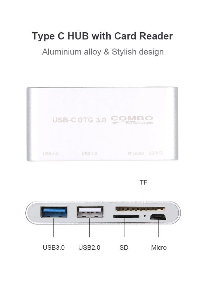 USB-C Hub - 6-In-1 3 USB 3.0 HDMI