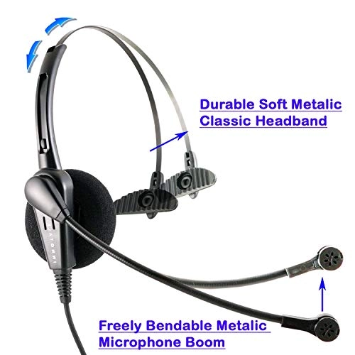 Classic Monaural USB G cord Headset Wired Headset