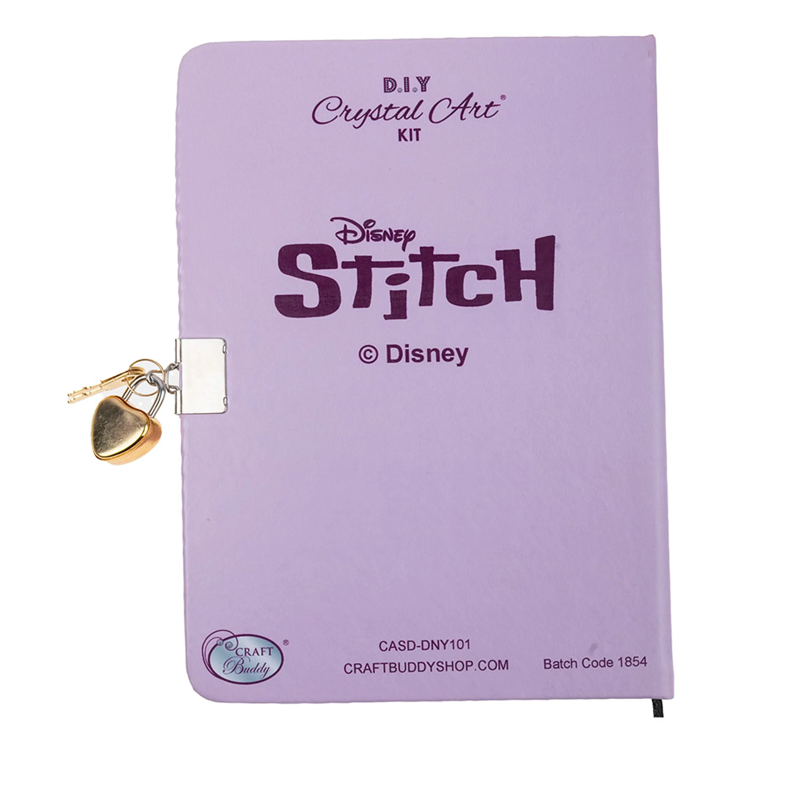 Crystal Art Secret Diary - Stitch & Angel