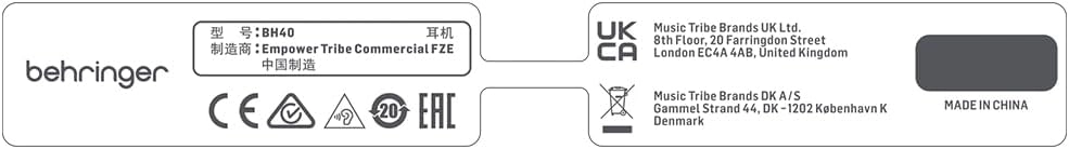 BH40 Wired Headphone