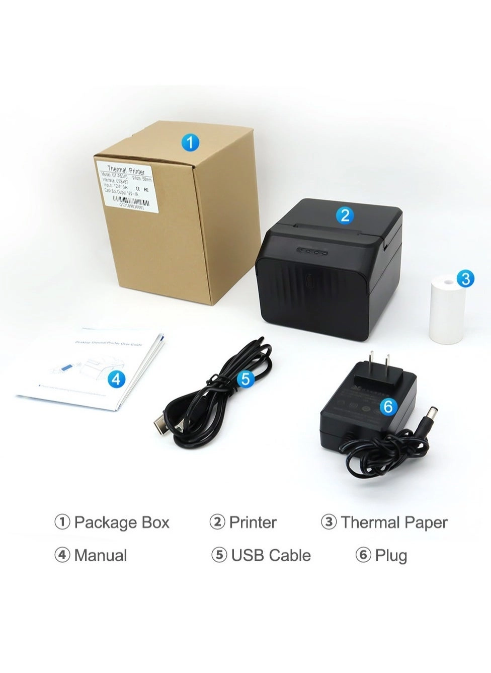 Label Thermal Printer - Advanced thermal transfer technology 75 millimeter