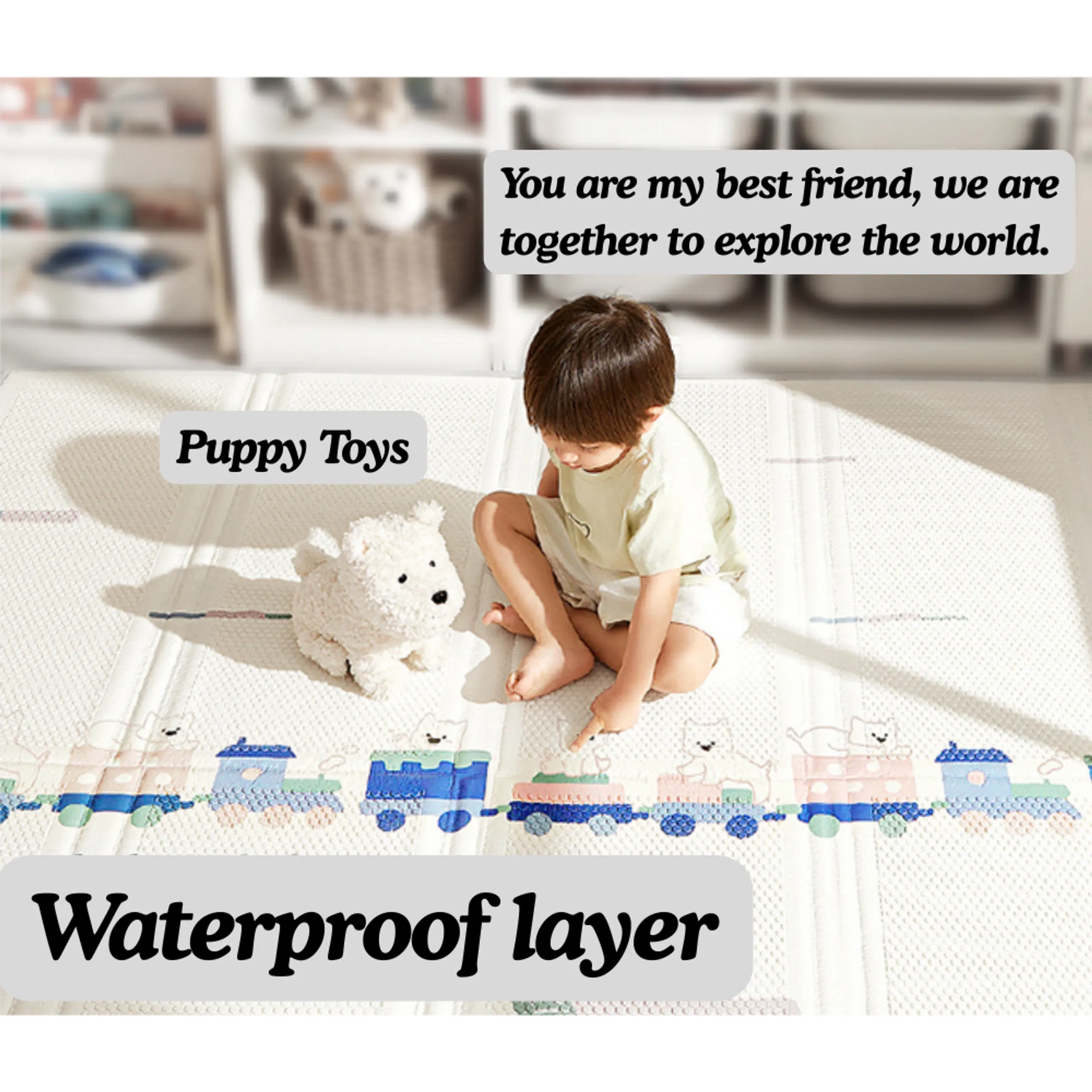 Reversible Puzzle Playmat - Suitable for 0 month and above