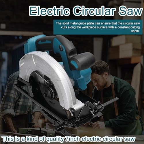 Brushless Electric Circular Saw Cordless 185mm