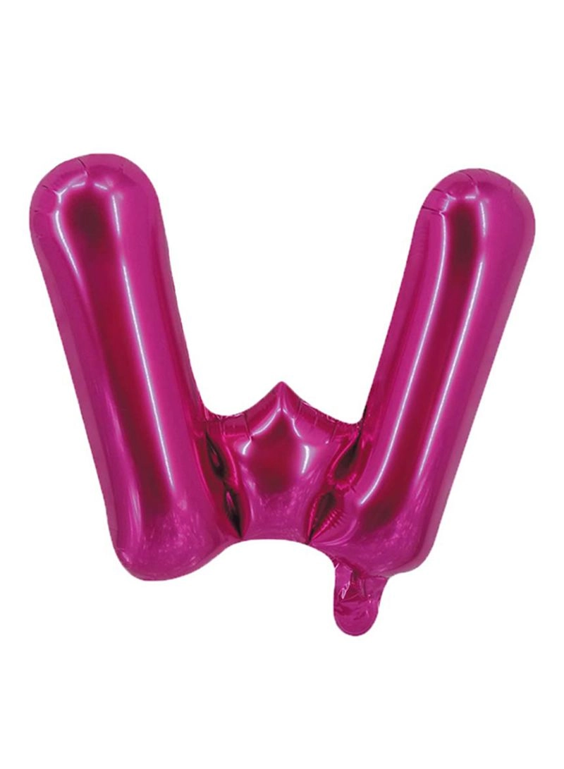 Letter W Foil Balloon