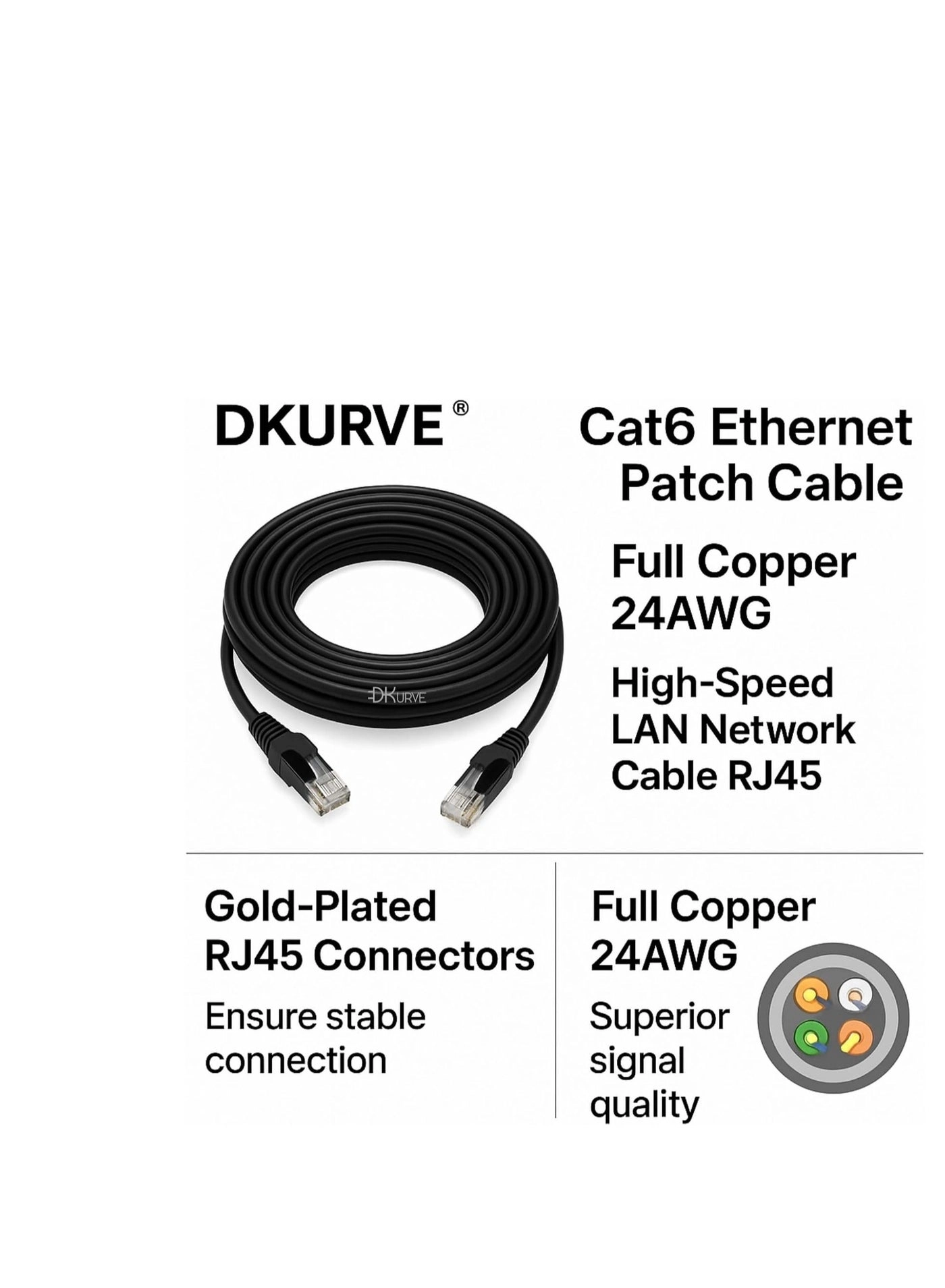 Cat6 Ethernet Patch Cable
