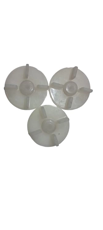 Motor and JarMixer Grinder Coupler - Pack of 3 White