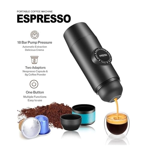 Portable Coffee Maker - 100 Milliliters القهوة المطحونة