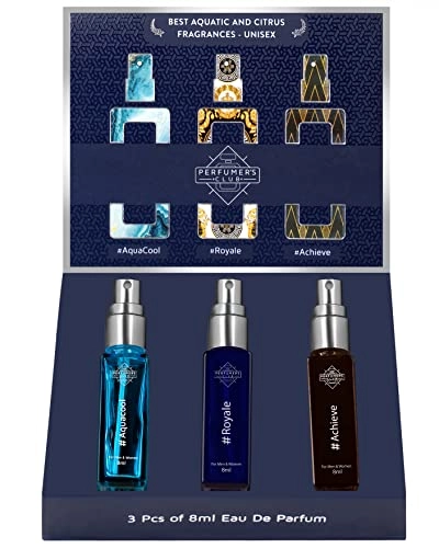 (Refill) AquaCool - Eau de Parfum 8ml + Royale - Eau de Parfum 8ml + Achieve - Eau de Parfum 8ml