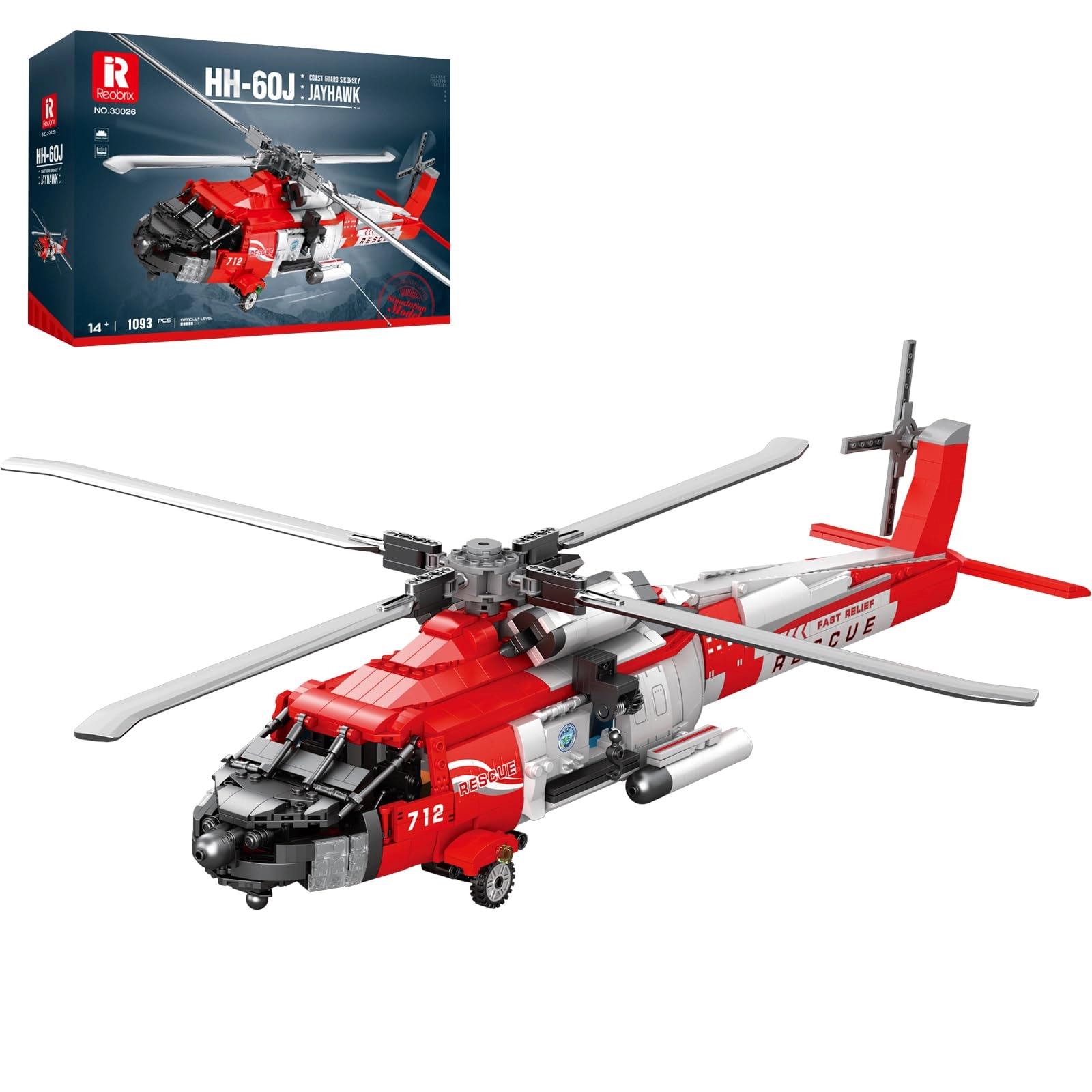 Reobrix HH-60J (33026) - Helicopter Assembly