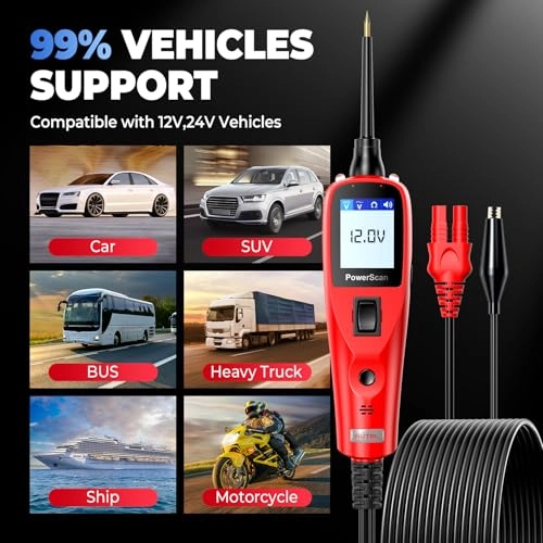 Powerscan PS100 - Power Probe Digital Voltmeter Red