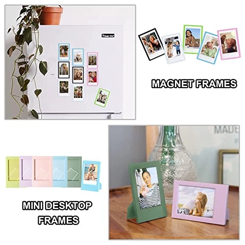 Camera Case + Mini Picture Album + Colorful Mini Frames + Color Filter + DIY Stickers + Funny Border Sticker + Refrigerator Magnet Frames