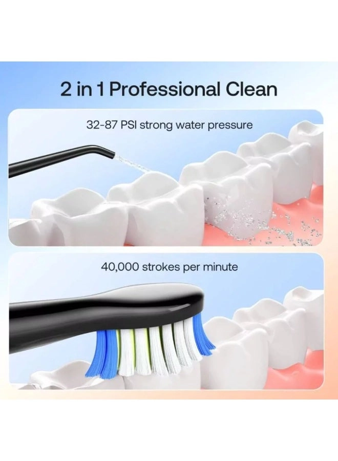 E11-F5020E - 2-in-1 Water Flosser 5 Brushing Modes 3 Flossing Modes