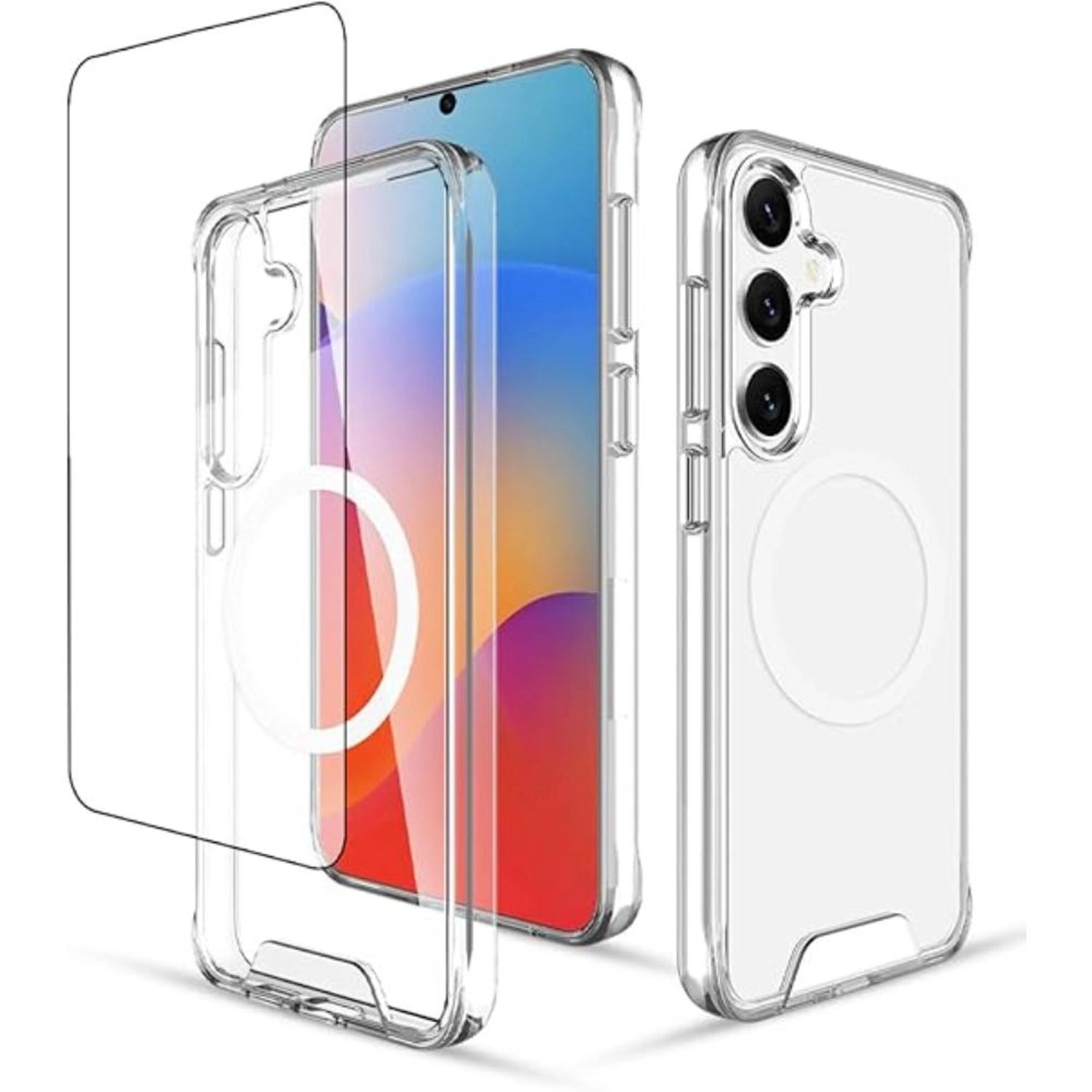 glassology GMBS25 Case + Screen Protector with MagSafe for Samsung Galaxy S25