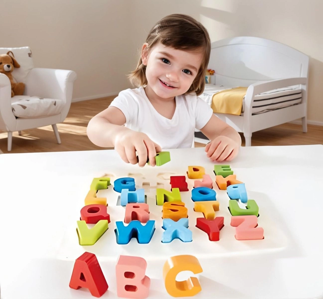 Chunky Alphabet Puzzle - 3 +