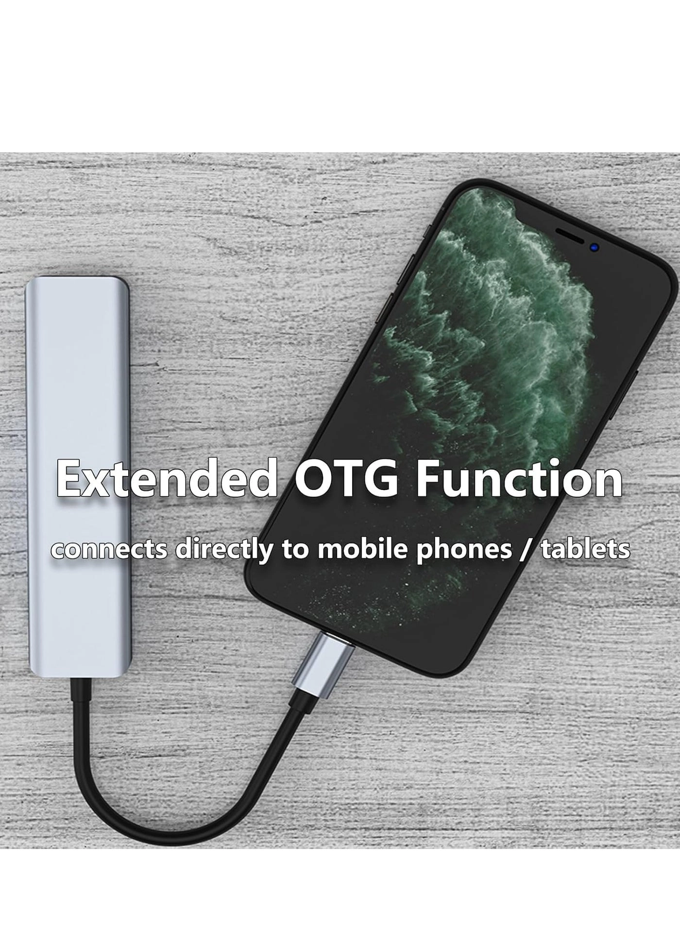 USB C Hub - 4K HDMI 100W PD SD/TF Card Reader