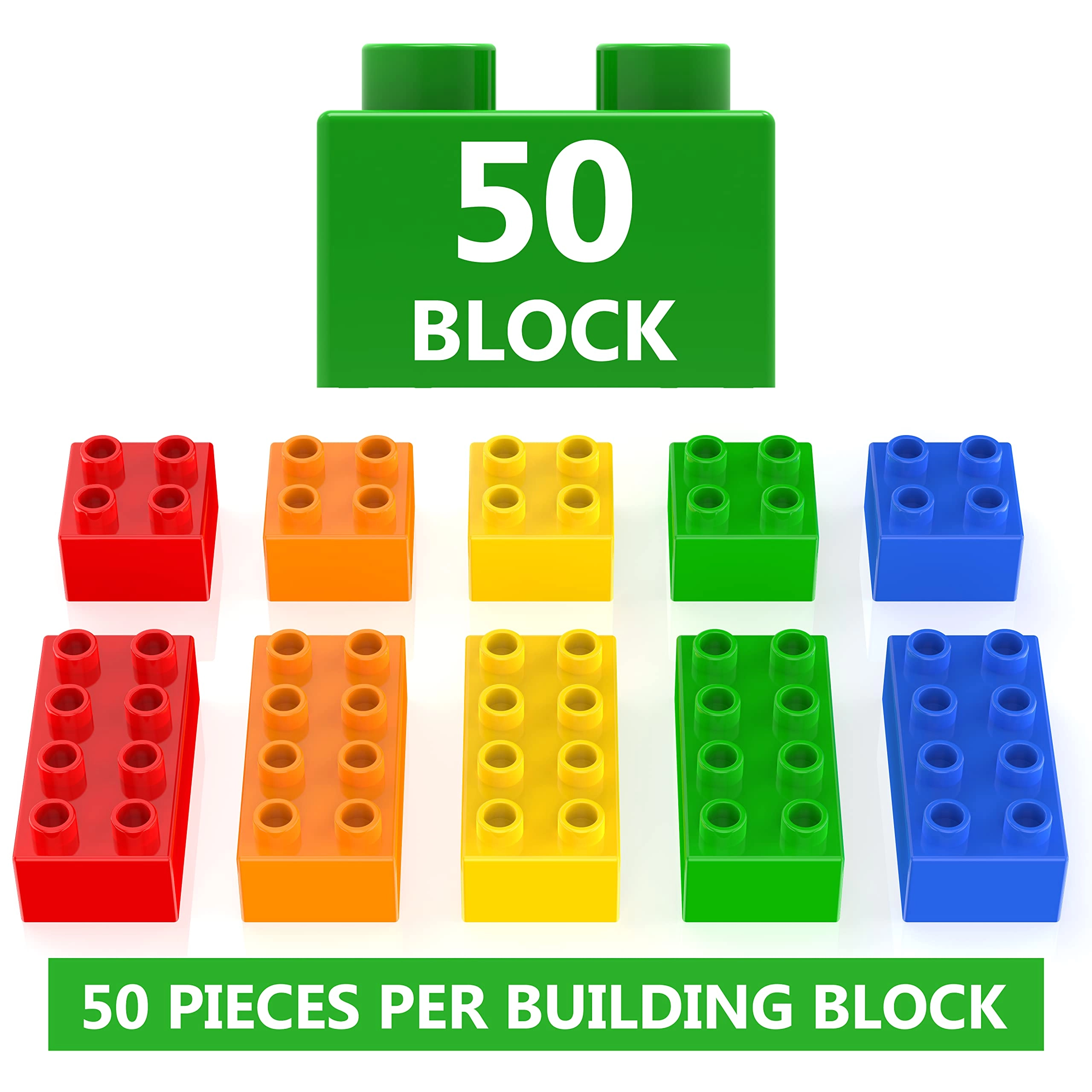 Large building block set - 50 pcs