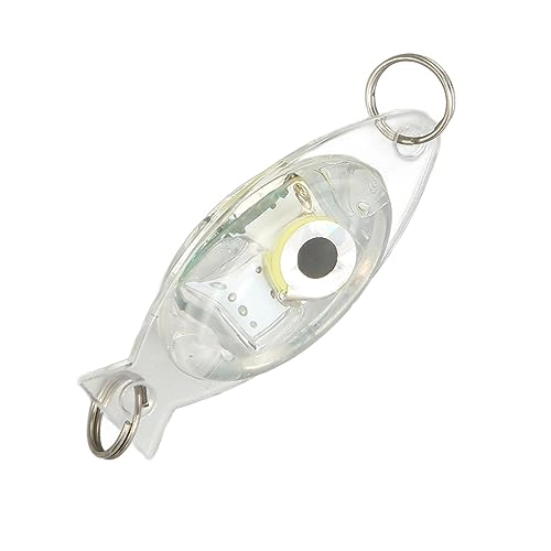 LED Fishing Lure Light - 10Pcs Eye Shape Deep Drop