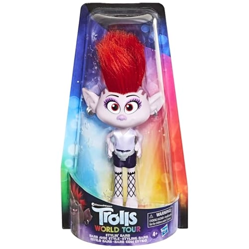 Stylin' Barb Fashion Doll - Removable Dress Trolls World Tour Ages 4+