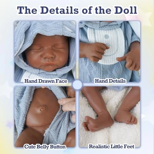Reborn Baby Doll - 17 Inch Full Silicone Boy Ages 14+