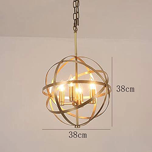 Simple Country All Copper Chandelier Lighting