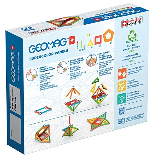 Supercolor Magnetic Constructions - Kid 35 pieces