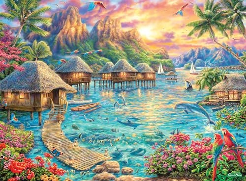 Buffalo Games Tropical Oasis Puzzle - 1000 pcs