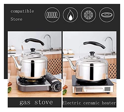 Stove Top Whistling Kettle - 4L 5L 6L 7L 8L