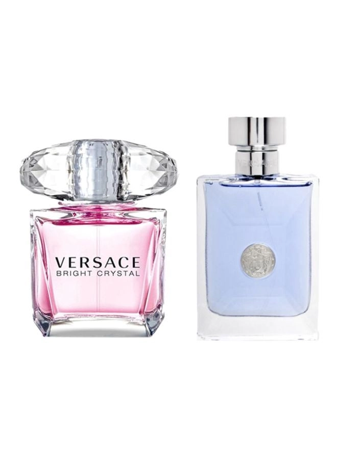 Euroitalia SRL Bright Crystal Eau de Toilette - 90ml + Pour Homme Eau de Toilette - 100ml