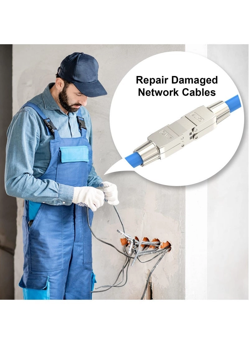 RJ45 Coupler - Tool-Free Shielded 2 Pack