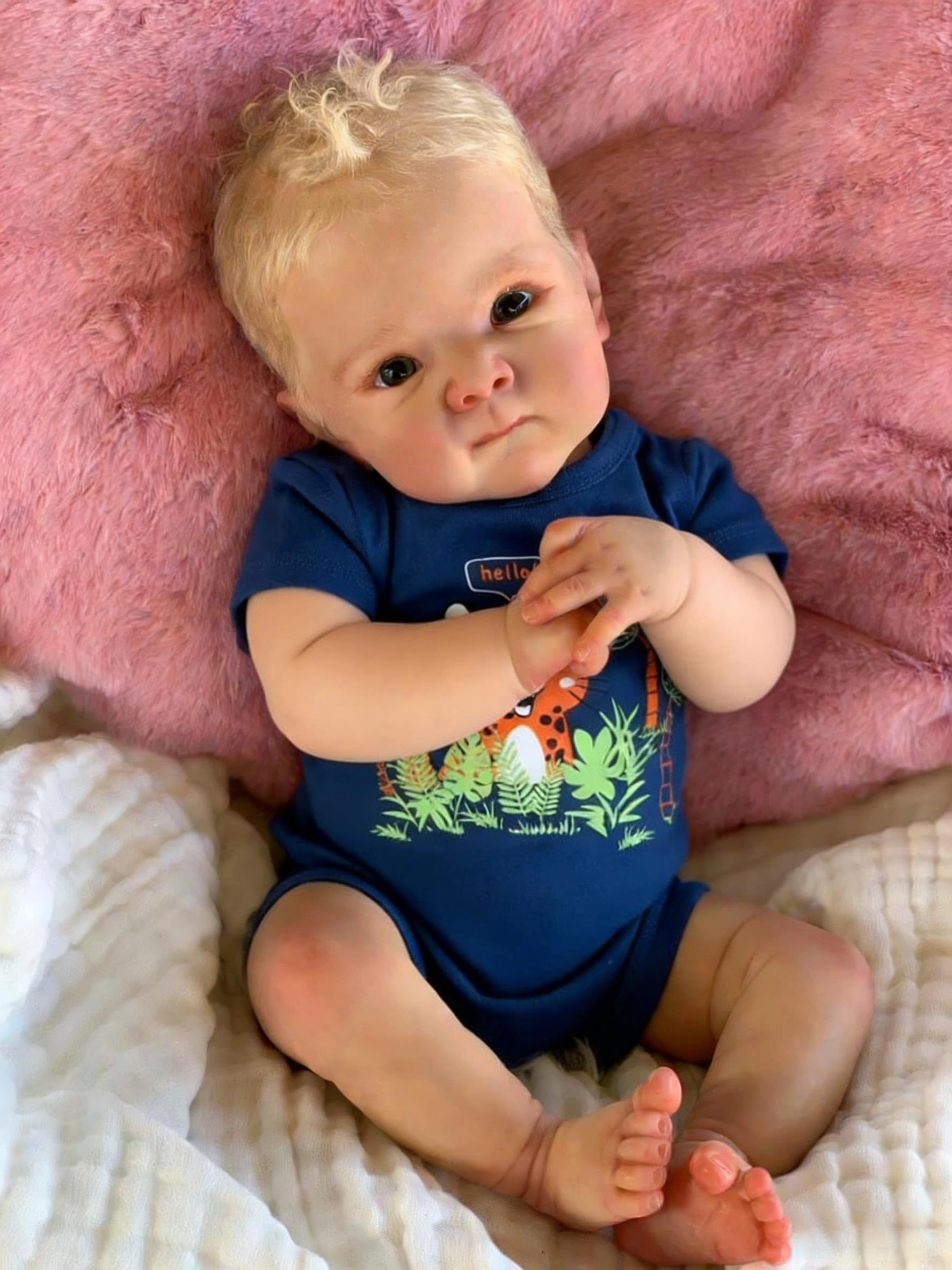 Reborn Baby Doll - 18 inch Full silicone Girl Ages 3+